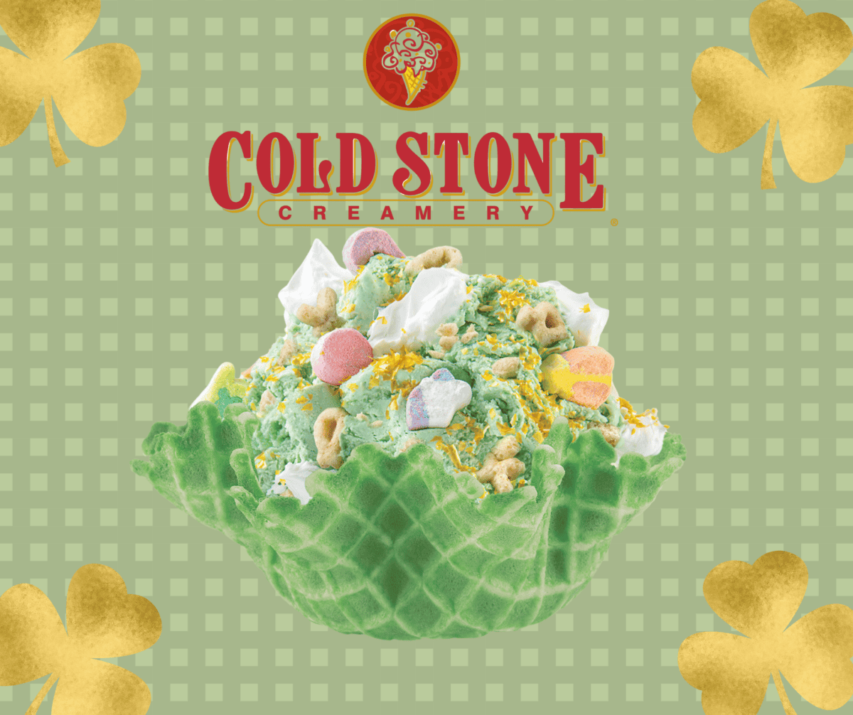 Cold Stone Lucky Charms冰淇淋是聖帕特里克節必須的