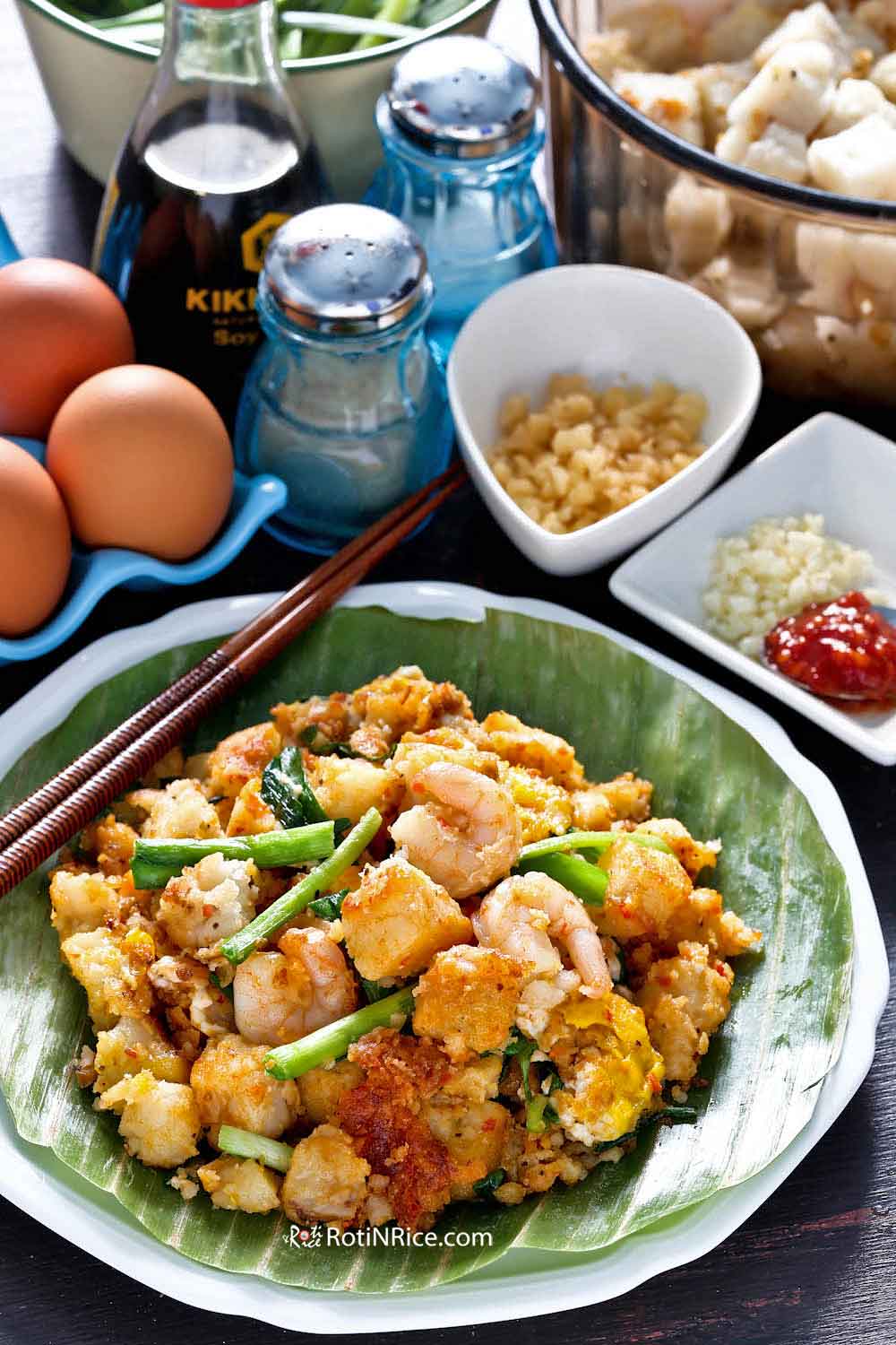 Chai Thau Koay（炸蘿蔔蛋糕）